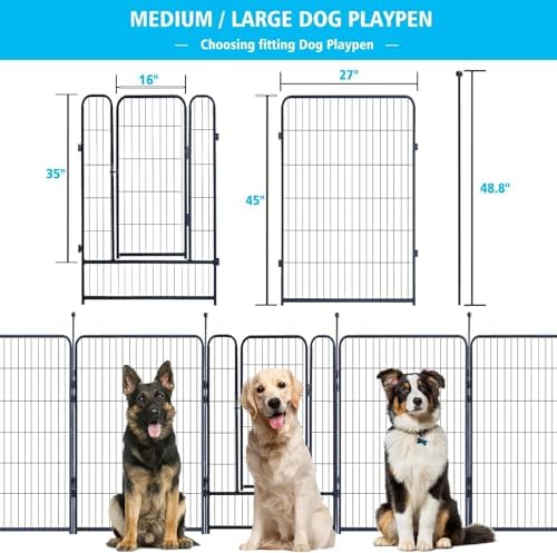 Dog Playpen, Portable Outdoor Dog Fence, Dog Playpen - Image 3