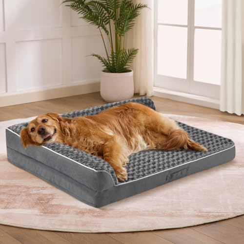 Orthopedic Dog Bed for Medium Size Dog, Dark Grey by Aeroluxe