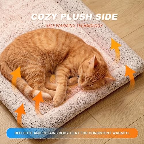 Self Warming Cat Bed, Reversible Cooling Mat - Image 4