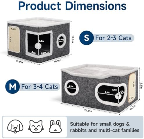 Shikha Extra Large Cat House Bed - Image 2