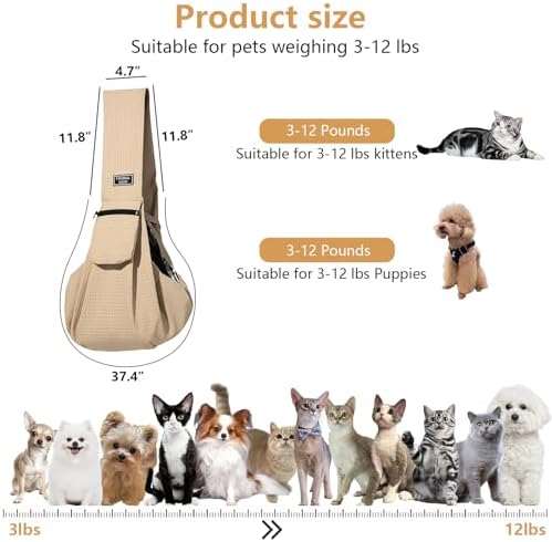 Dog Sling Water-Resistant Fabric - Image 2