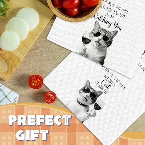 Cat Kitchen Towels Decor Set of 2 - Image 5
