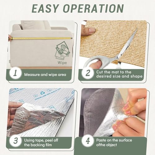 78.7x15.8In Cat Scratch Mat for Couch, Anti Scratch Furniture Protector - Image 5