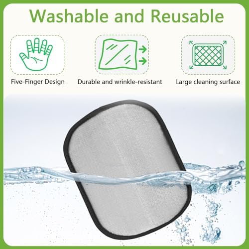 Electrostatic Pet Hair Remover Gloves – 2 Pack Reusable Lint Roller Alternative - Image 6