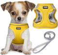 No Pull Dog Puppy Harness and Leash Set Reflective Mesh Vest XX-Small by YIMEIS