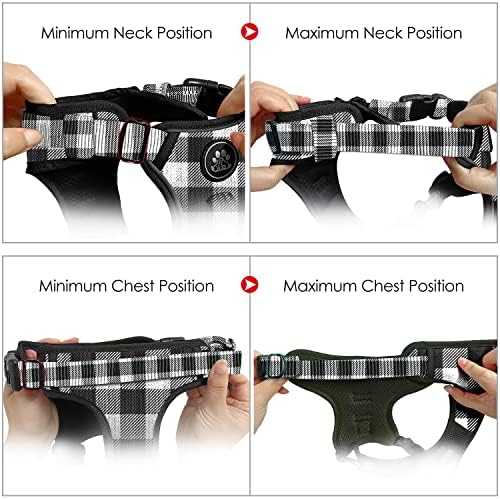 NESTROAD Dog Harness for Medium Sized Dog, No Pull Dog Vest Harness Set - Image 5