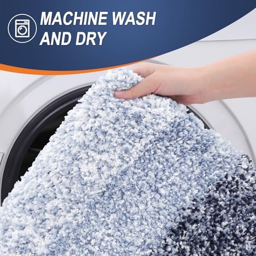 OLANLY Bathroom Runner Rug 40x24, Extra Soft Absorbent Microfiber Bath Rugs - Image 6