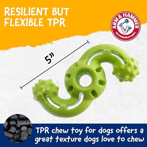 Arm & Hammer Nubbies Wave Dog Dental Chew Toy, Mint Flavor - Image 5
