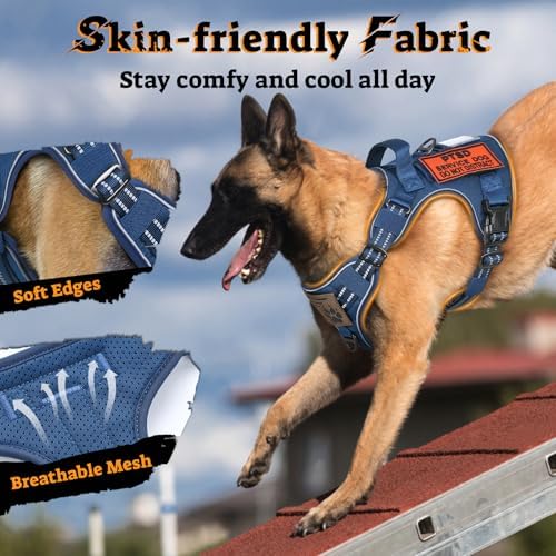 rabbitgoo Tactical Dog Harness Medium Sized, No Pull Service Pet Vest - Image 4