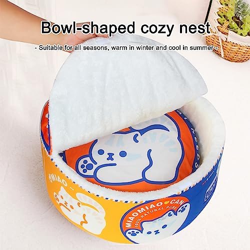 寵幸 Ramen Noodle Dog & Cat Bed, Keep Warm and Super Soft Creative Pet Nest - Image 3