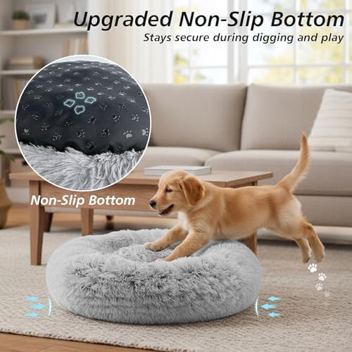 JOLLYVOGUE Calming Dog Bed for Small Dogs - Image 5