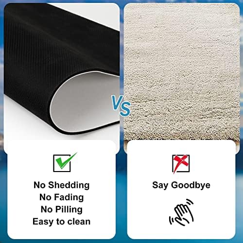 YISUMEI Colorful Dog Paw Print Bathroom Mat, Non-Slip Super Absorption Bath - Image 7