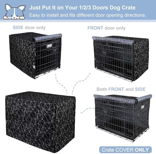 Explore Land Pattern Dog Crate Cover, 24 Inches - Image 5