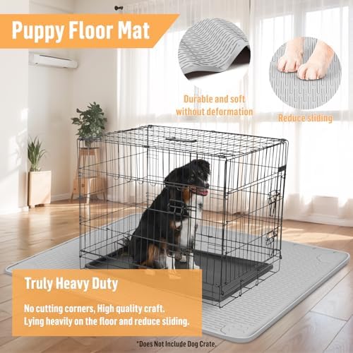 Silicone Dog Bed Mat 34"x 22" Crate Mat - Image 5