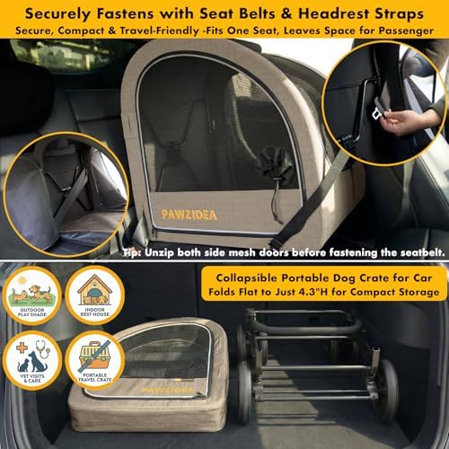 PAWZIDEA 3-in-1 Large Dog Stroller - Image 6