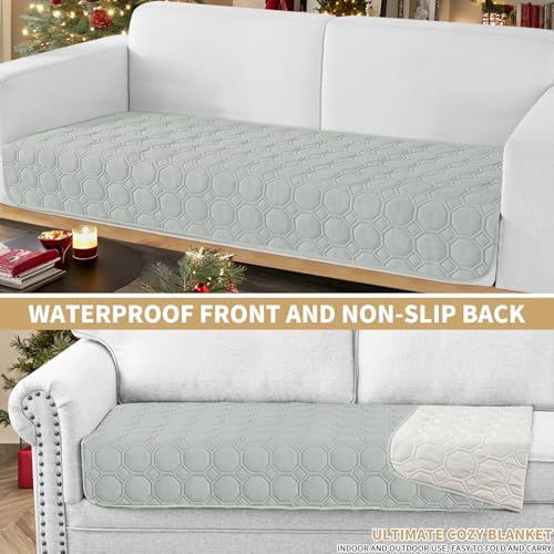 ZNSAYOTX Ultimate Cozy Blankets 100% Waterproof Sofa Mat Blanket - Image 2