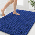 Smiry Bathroom Rugs 40X32, Extra Soft Rubber Backing Chenille Bath Mats by Smiry