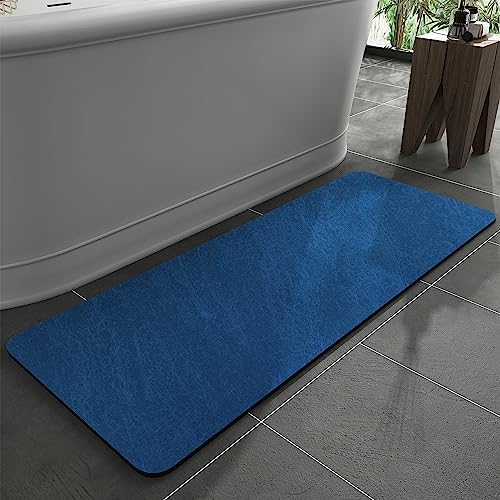 MontVoo -Bath Mat Rug-Rubber Backing Non Slip Quick Dry Absorbent Thin Bathroom by MontVoo