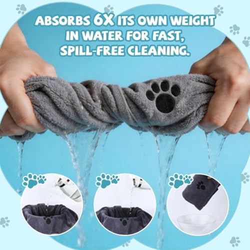 Puomue 2 Pack Microfiber Dog Towels - Image 4