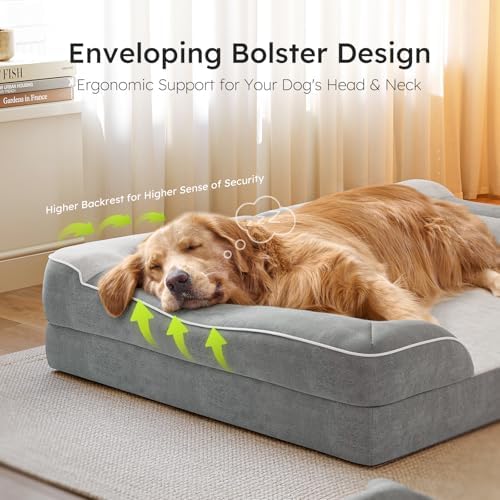 CWAWZ XXL Dog Bed for Extra Large Dogs, Giant Orthopedic Dog Bed - Image 4