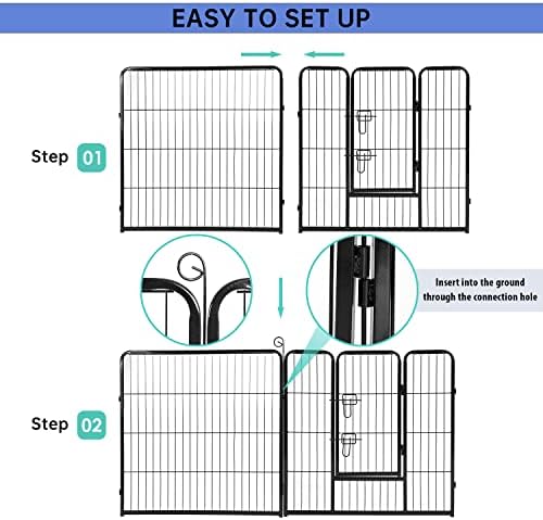 BestPet | Dog Playpen | 32", 24 Panels | Heavy Duty Metal Pet Exercise Pen - Image 6