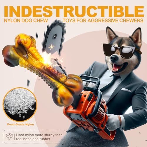Dog Toys for Aggressive Chewers, Indestructible Dog Chew Toys for Large Medium - Image 5