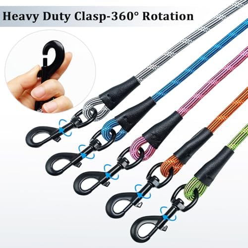 WYuZe 5 FT Double Dog Leash Detachable Rope Dual Leash - Image 7