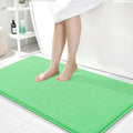 OLANLY Memory Foam Bathroom Runner Rugs 44x24, Long Bath Mats, Mint Green by OLANLY