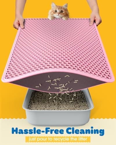 Powools Cat Litter Mat, 23.2 x 14.6 in, Waterproof - Image 4