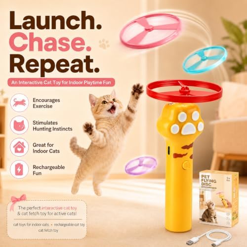 Cat Toy Launcher for Kitten Toys, Cat Toys Interactive, Automatic Cat Toy - Image 5