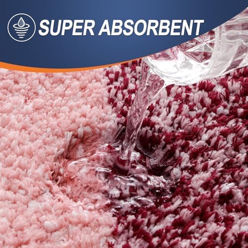 OLANLY Bathroom Runner Rug 45x27, Extra Soft Absorbent Microfiber Bath Rugs - Image 4