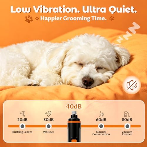 Dog Nail Grinder, Quiet 3-Speed - Image 2