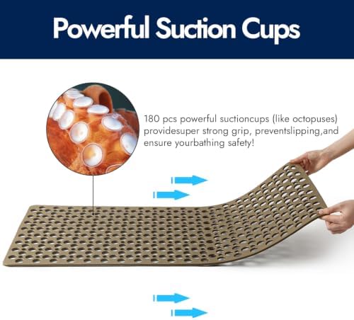 Shower Mat Non Slip Bath Mat for Tub - Image 4