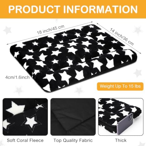 VitalCozy 4 Pcs Dog Crate Pads Soft Warm - Image 2