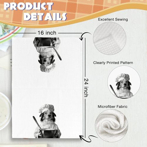 Dog Kitchen Towels Decor Set of 2 - Image 6