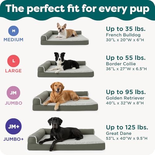 Furhaven Orthopedic Dog Bed for Large Dogs w/ Removable Bolsters & Washable - Image 6