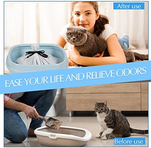 Jutom 84 Count Sifting Litter Box Liners, Cat Box Liners - Image 5