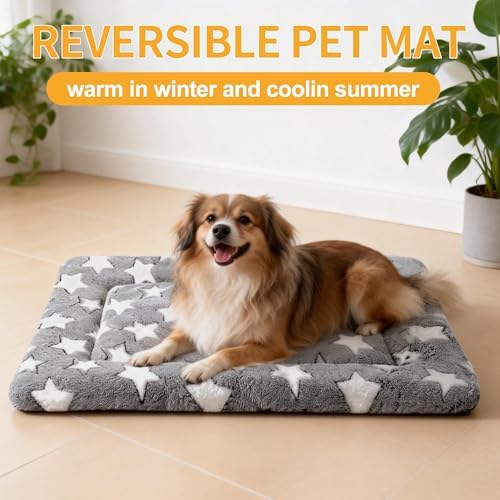Dog Bed Mat, Reversible & Soft Dog Beds Crate Pad - Image 6