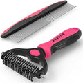 Docrok Pet Grooming Brush and Metal Comb Combo by DOCROK