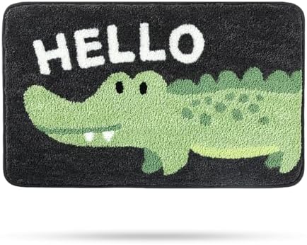 Molesun Crocodile Bath Mat 16x24, Soft Absorbent Microfiber Bath Rugs by Molesun