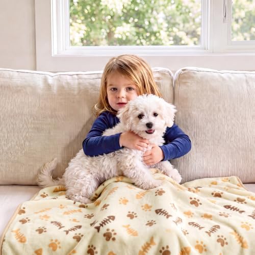 Luciphia 3 Pack Soft Fleece Dog Blankets - Image 4