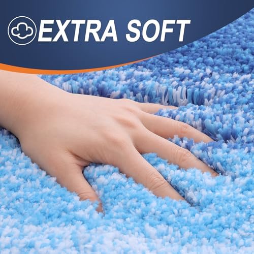 OLANLY Bathroom Runner Rug 44x20, Extra Soft Absorbent Microfiber Bath Rugs - Image 3