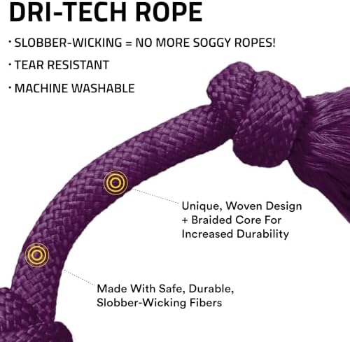 Playology Tug Rope Dog Toys for Large Breed Dogs - Image 2