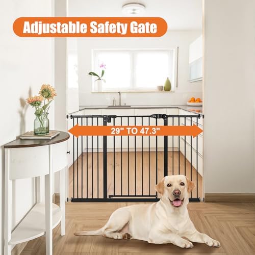 keny 29"-47.3" Extra Wide Baby Gate - Image 2