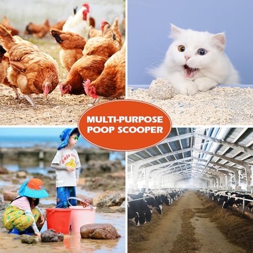 Poop Scooper Litter Scoop for Cat Kitty Chicken Dog Long Handle - Image 7