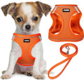 No Pull Dog Puppy Harness and Leash Set Reflective Mesh Vest Large by YIMEIS