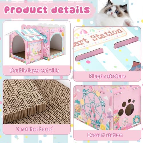 2 Story Cardboard Cat House - Image 3