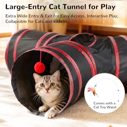 Tempcore Cat Tunnel, 3-Way Collapsible Toy - Image 4