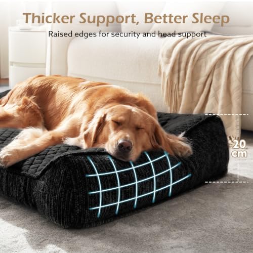 JOEJOY XL Orthopedic Dog Bed for Large Dogs, Extra Thick Foam Pet Bed Sofa - Image 2