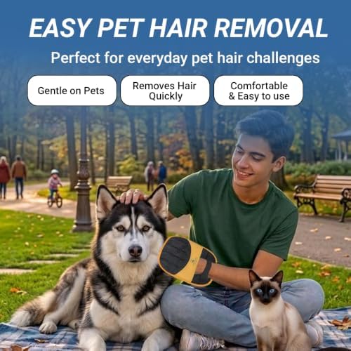 Pet Hair Remover Glove for Dogs & Cats - Image 3